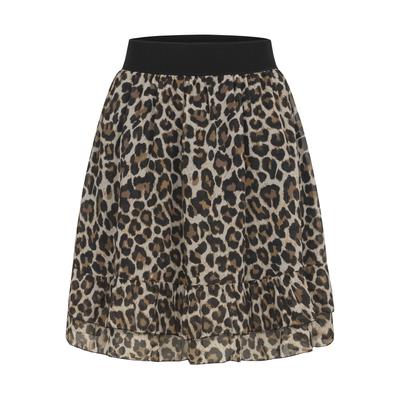 Sommerrock CLOUD 5IVE "CLOUD 5IVE Damen", Damen, Gr. XS, braun (beige), 100% Polyester, normal, Röcke
