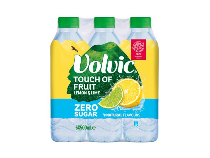 Volvic Touch of Fruit Citroen &amp; Limoen - 6 x 500 ml