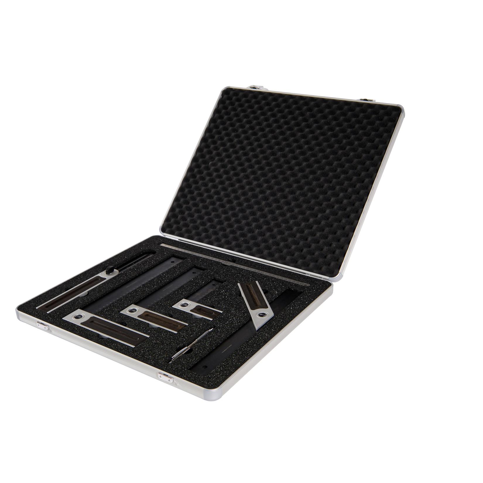Ulmia Präzisions-Winkel-Set Black Edition inkl. Koffer, Präzisionswinkel