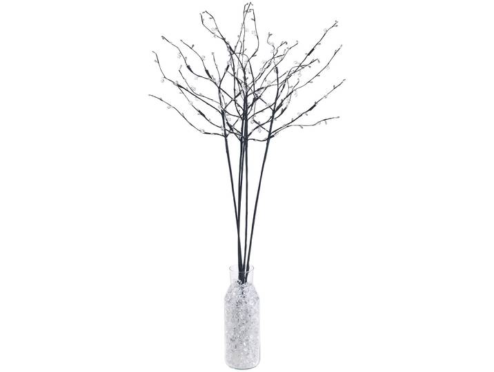 5 Deko-Zweige, je 36 Kunststoff-Knospen & 6 LEDs, batteriebetr., Timer