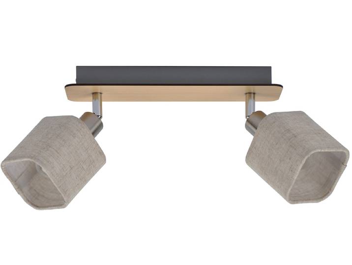 2 Spots ROSHAN 28cm 25W beige