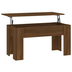 Couchtisch Holzwerkstoff V3 | vidaXL : Farbe - Braun Eichen-Optik, Größe - 101x49x52 cm