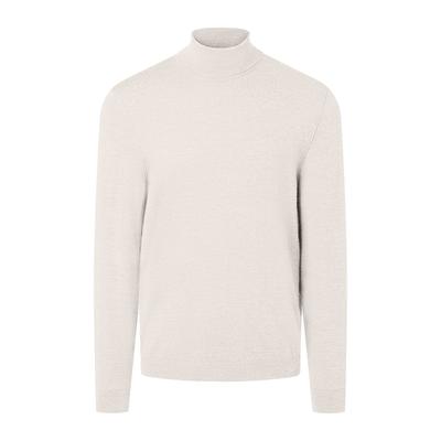 Strickpullover MAERZ MUENCHEN "Maerz Muenchen 420600 Strickpullover Herren Bekleidung", Herren, Gr. 48, weiß, 100% Wolle, Pullover Strickpullover
