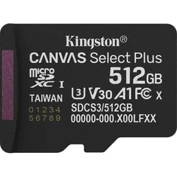 KINGSTON Canvas Select Plus microSD 512GB ohne Adapter