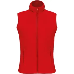 Kariban Damen Microfleece Gilet 'Melodie' Bodywarmer K906 red L