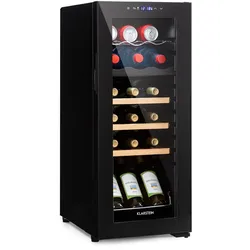 Bovella 18 Duo+ Zweizonen-Weinkühlschrank 50l 18 Fl. Glastür