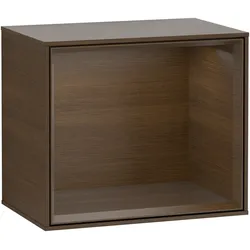 Villeroy & Boch Regalmodul Finion G580GN Walnut Veneer 418x358x270mm mit Beleuchtung