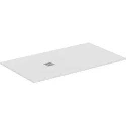 Ideal Standard Rechteck-Duschwanne Ultra Flat S + 1600x900mm Abl.55cm Mitte/Seite Weiss, T5601FR T5601FR