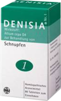 DHU-Arzneimittel GmbH & Co. KG DENISIA 1 Schnupfen Tabletten 80 St 08494243