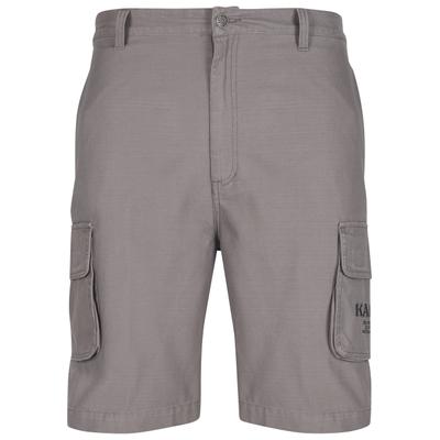 Cargoshorts KARL KANI "Karl Kani Herren Karl Kani Retro Washed Cargo Shorts", Herren, Gr. L, US-Größen, anthrazit, 100% Baumwolle, normal, Hosen