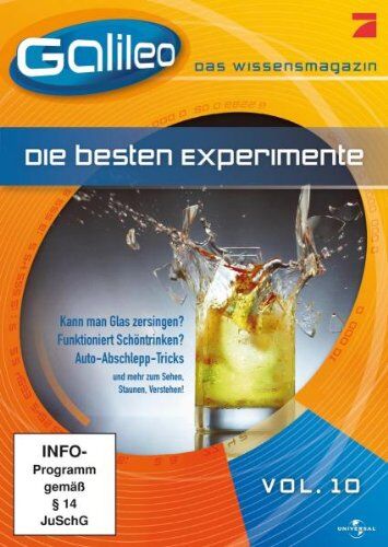 Wolfgang Lanzenberger - Galileo - Das Wissensmagazin, Vol. 10: Die besten Experimente - Preis vom 11.10.2026 15:43:13 h