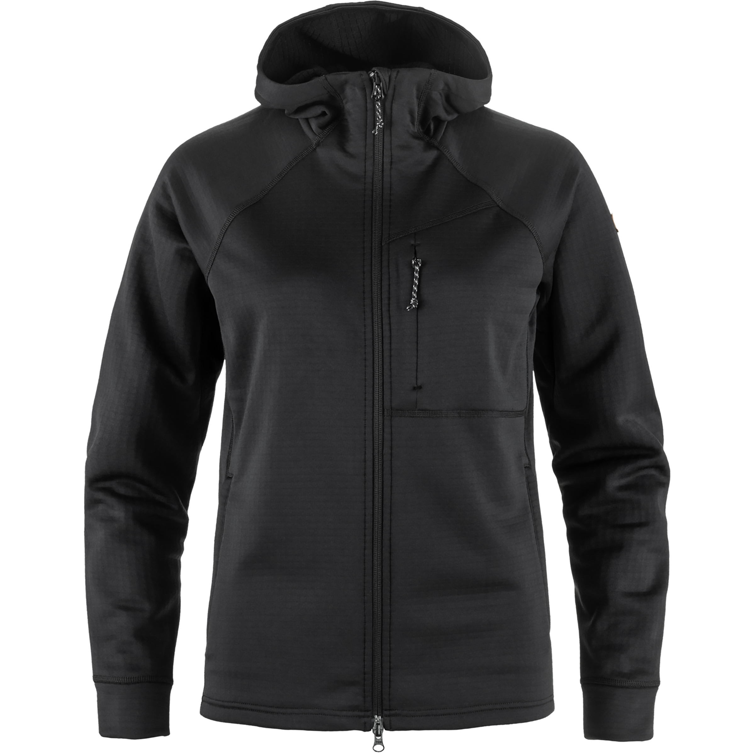 Fjällräven Abisko Grid Fleece Damen Fleecejacke schwarz Größe L Camping Klein verpackbar