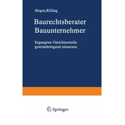 Rilling:Baurechtsberater Bauunternehmer, Fachbücher von Jürgen Rilling
