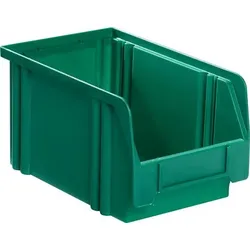 LA-KA-PE Sichtlagerkasten L 230 / 200 x B 140 x H 130 mm grün - LK3 GRÜN
