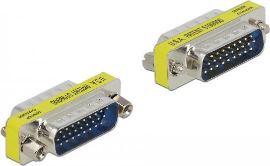 Delock D-Sub HD 26-polige adapter, mannelijk naar mannelijk