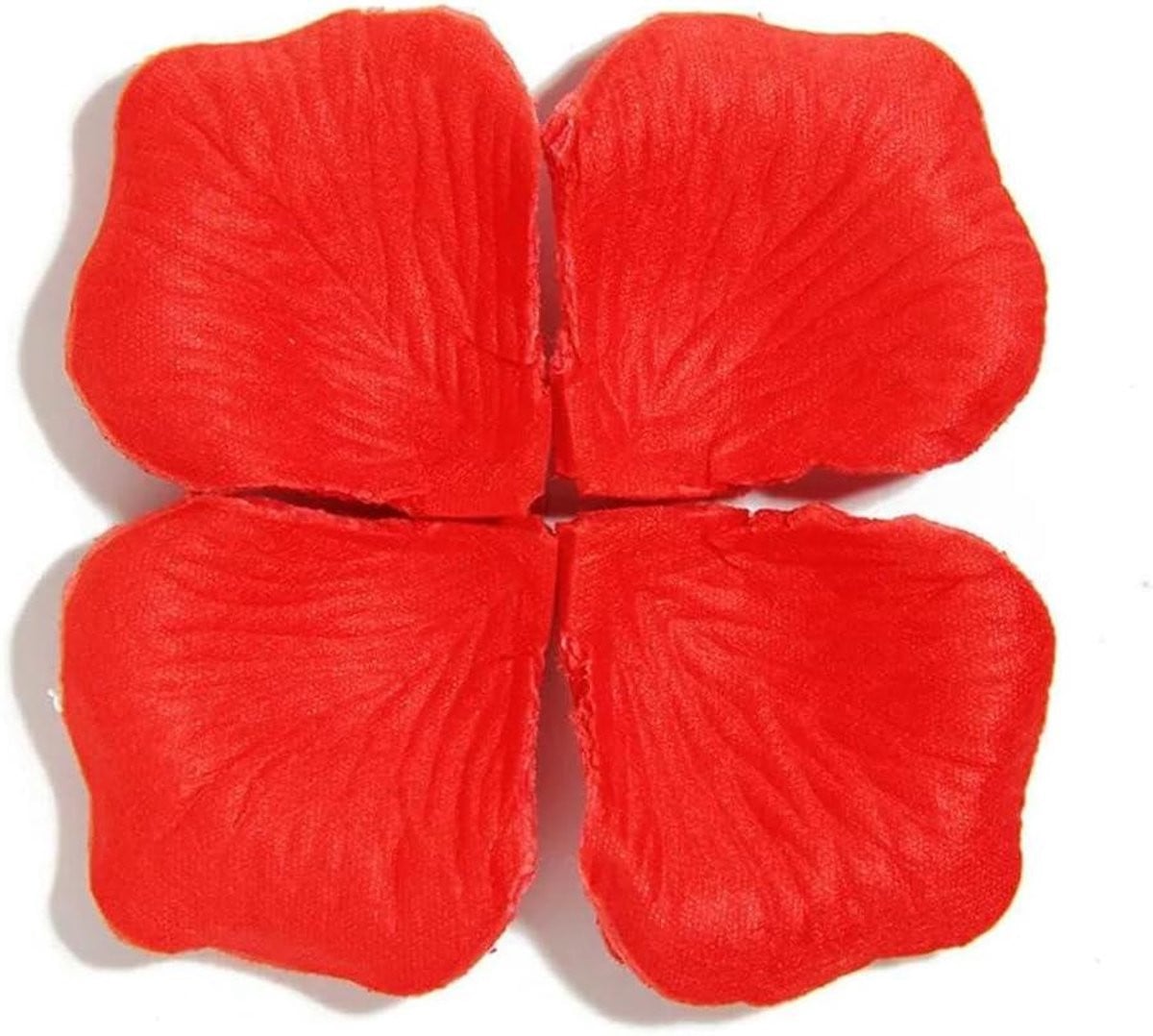 1000 stuks zijden rozenblaadjes voor romantische decoratie - Rood