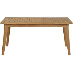 Ausziehbarer Gartentisch aus massivem Teakholz L160-210 cm LOMBOK