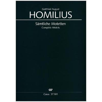 Sämtliche Motetten. Werkausgabe. Neue Ausgabe 2014, Werkausgabe, Taschenbuch von Gottfried August Homilius, Carus-Verlag