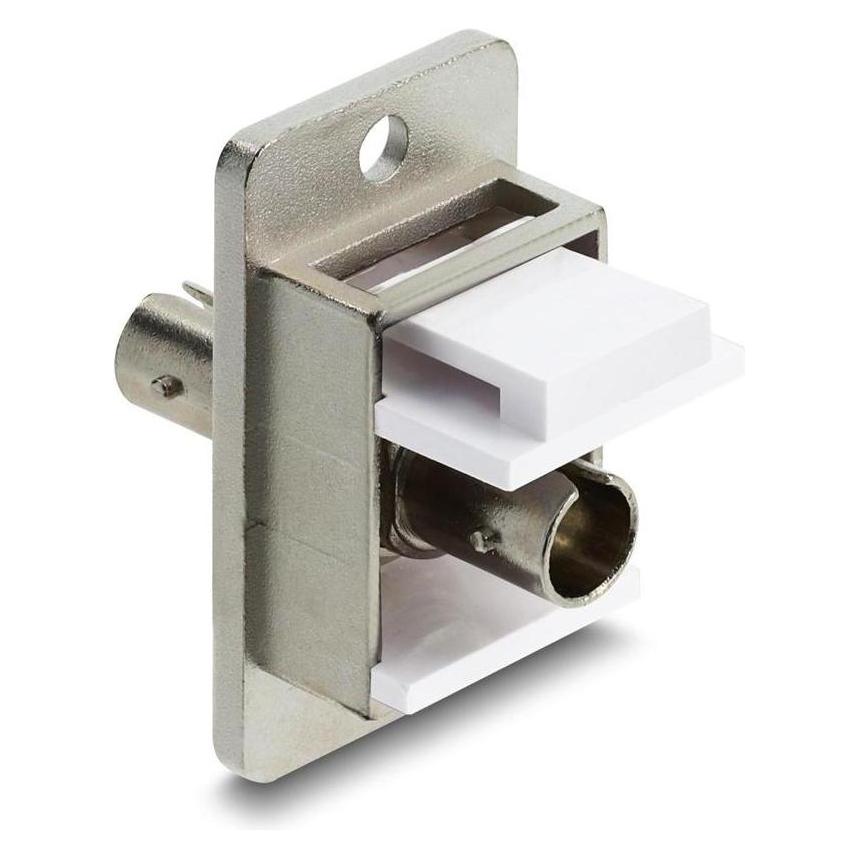 Delock Panel Mount ST Simplex Buchse zu ST Simplex Buchse si (91093)