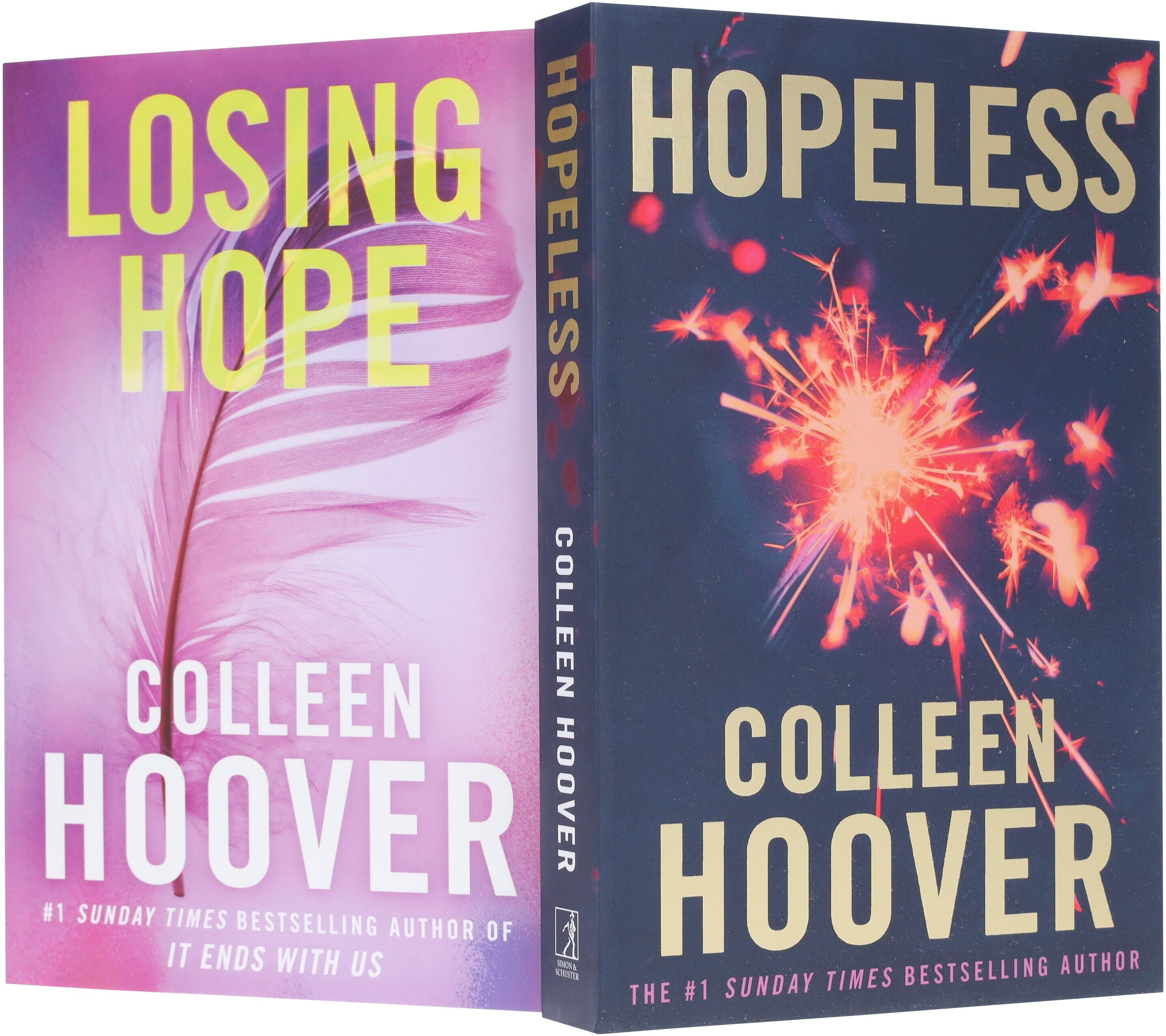 Colleen Hoover: Hopeless & Losing Hope 2 Books Collection Set - Fiction - Paperback Simon & Schuster