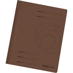 herlitz Schnellhefter A4 Karton 240g/qm intensiv dunkelbraun