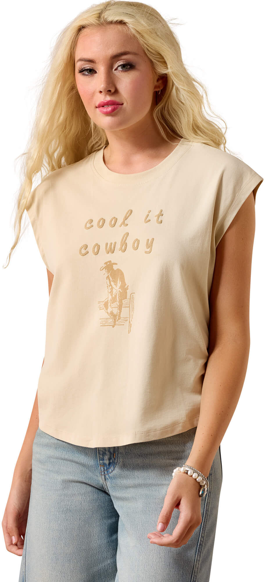 Women's Cool It T-Shirt in Oyster Grey, Size: XS by Ariat