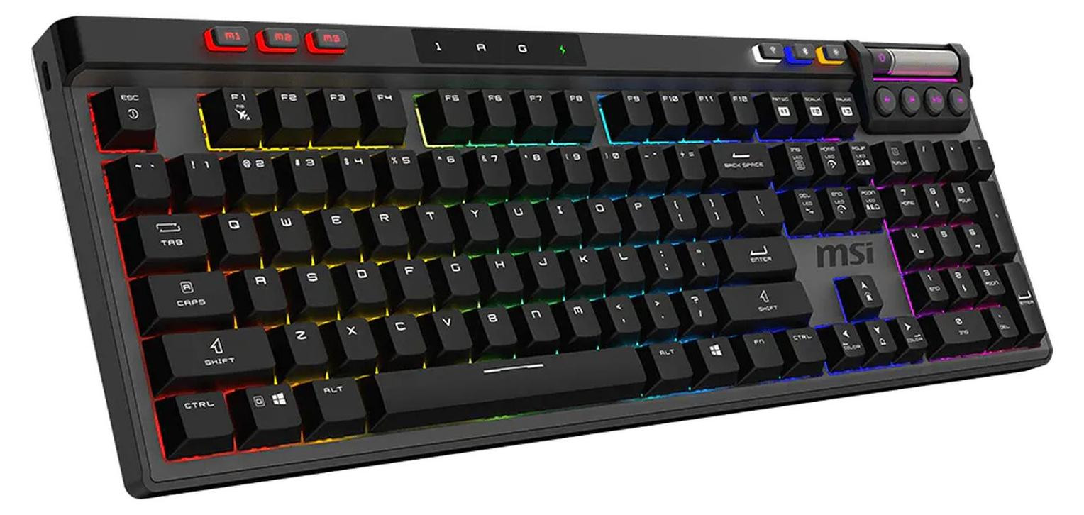 MSI STRIKE Pro Silent W Gaming Keyboard - Draadloos