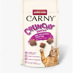Animonda Sparpaket 10 x Sparpaket 100g crunchy Snack Multifl. Carny