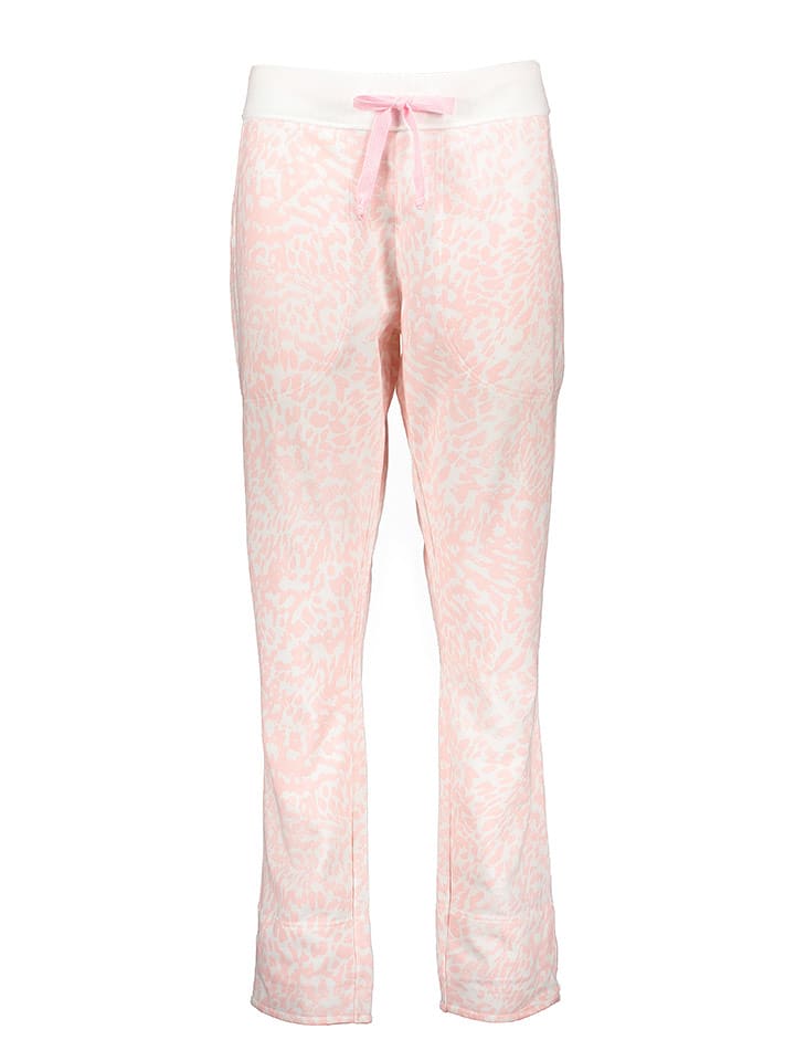 Juvia Sweathose in Weiß/ Rosa - XS