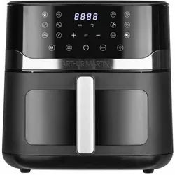Arthur Martin Heissluftfritteuse 1800 W 10 L, Fritteuse, Schwarz