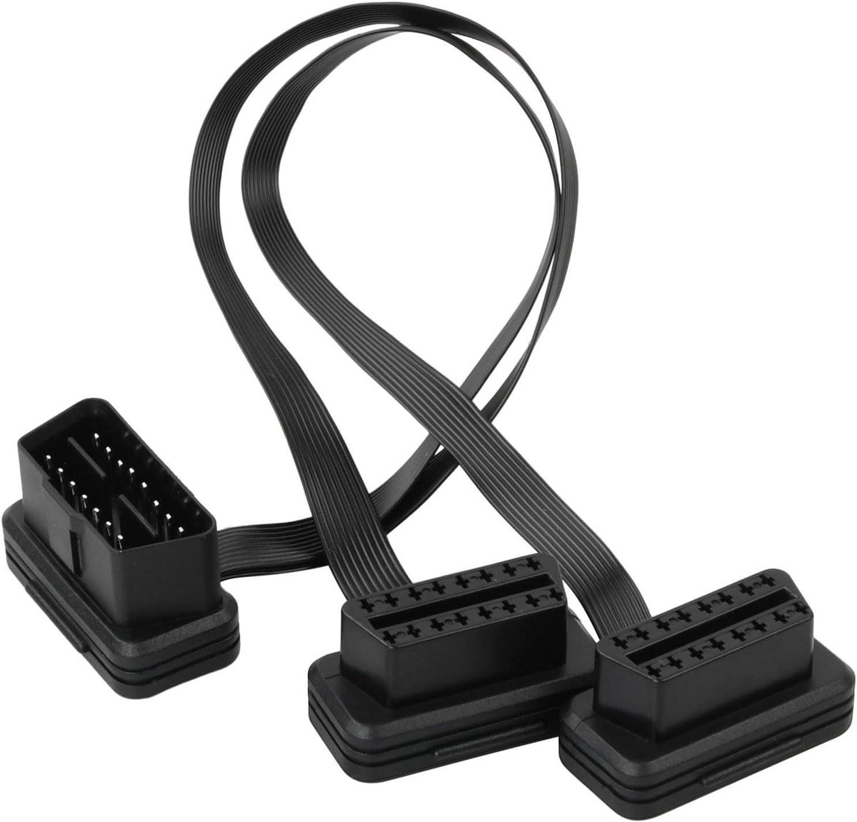 OBD2 Y-splitter verlengkabel 16-pins mannelijk naar dubbel vrouwelijk voor auto diagnostiek