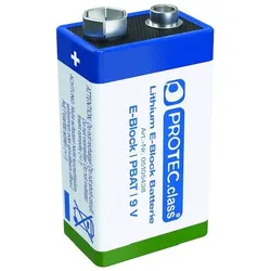 PROTEC Blockbatterie PBAT 9V Lithium 1200mAh (MHD)