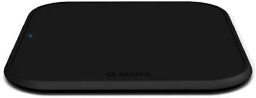 ZENS Single Fast Wireless Oplader 10W - Sort