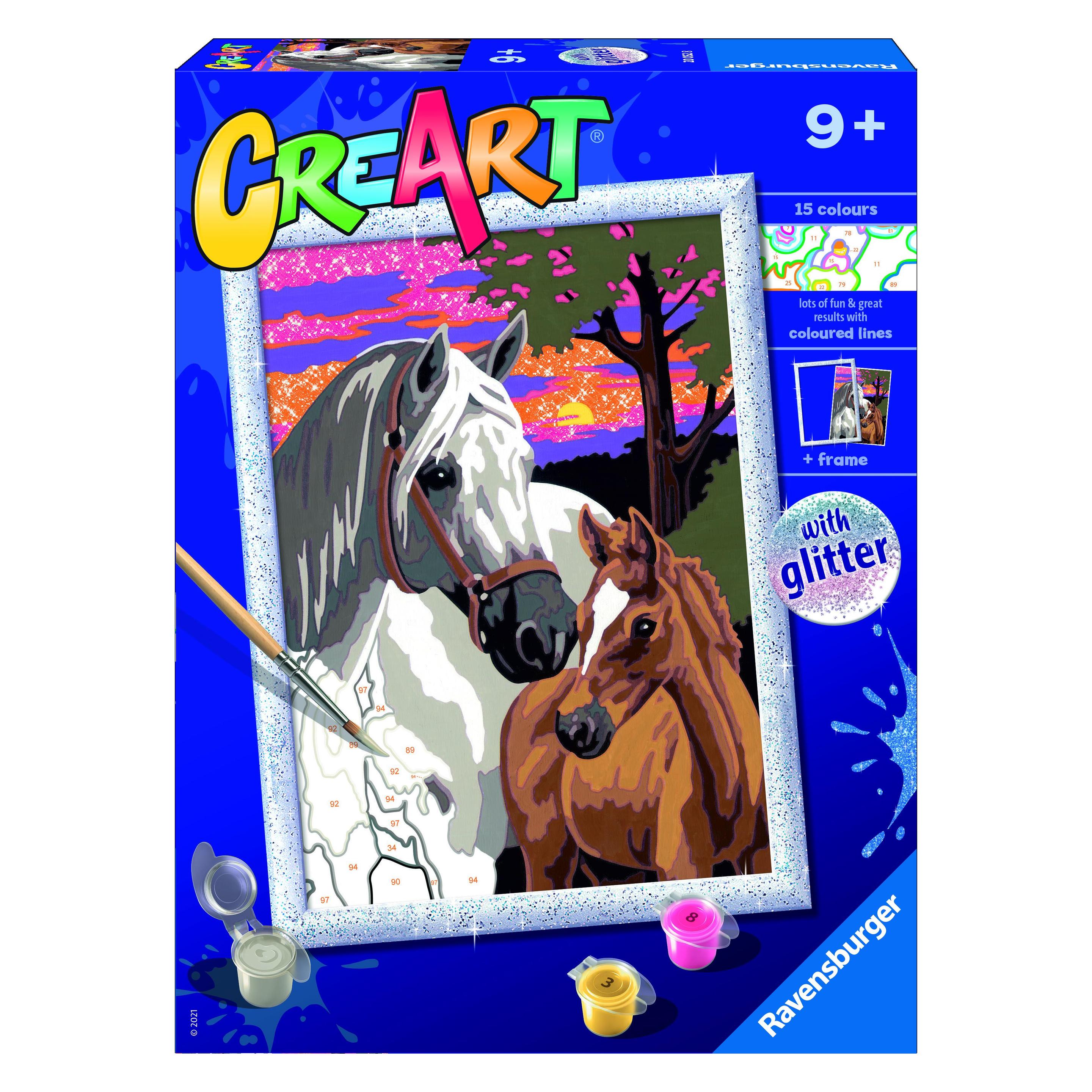Ravensburger CreArt Sunset Horses (200528)