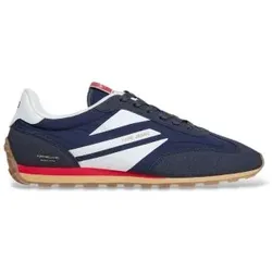 Pepe Jeans für Herren. PMS400043 Jason Brand Sneaker marineblau (40), Stoff, Wohnung, Schnürsenkel, Lässig