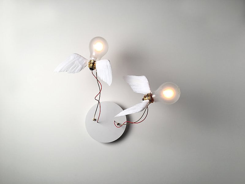 Ingo Maurer Lucellino Doppio LED Wandleuchte / Deckenleuchte 4803200