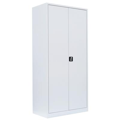 Lüllmann® Mehrzweckschrank mit Flügeltüren, 1950 x 925 x 422 mm, signalweiß