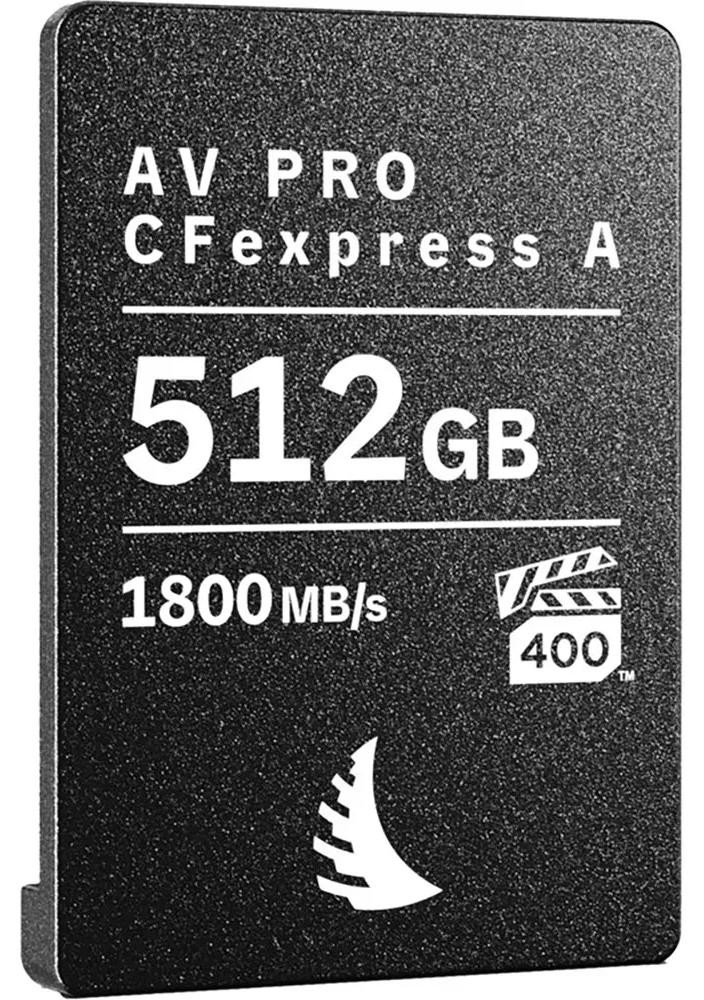Angelbird Technologies AV PRO CFexpress Type A Geheugenkaart, 512 GB, Zwart