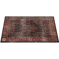DRUMnBASE 130 x 90 cm Stage Mat Black Red - Drum Zubehör
