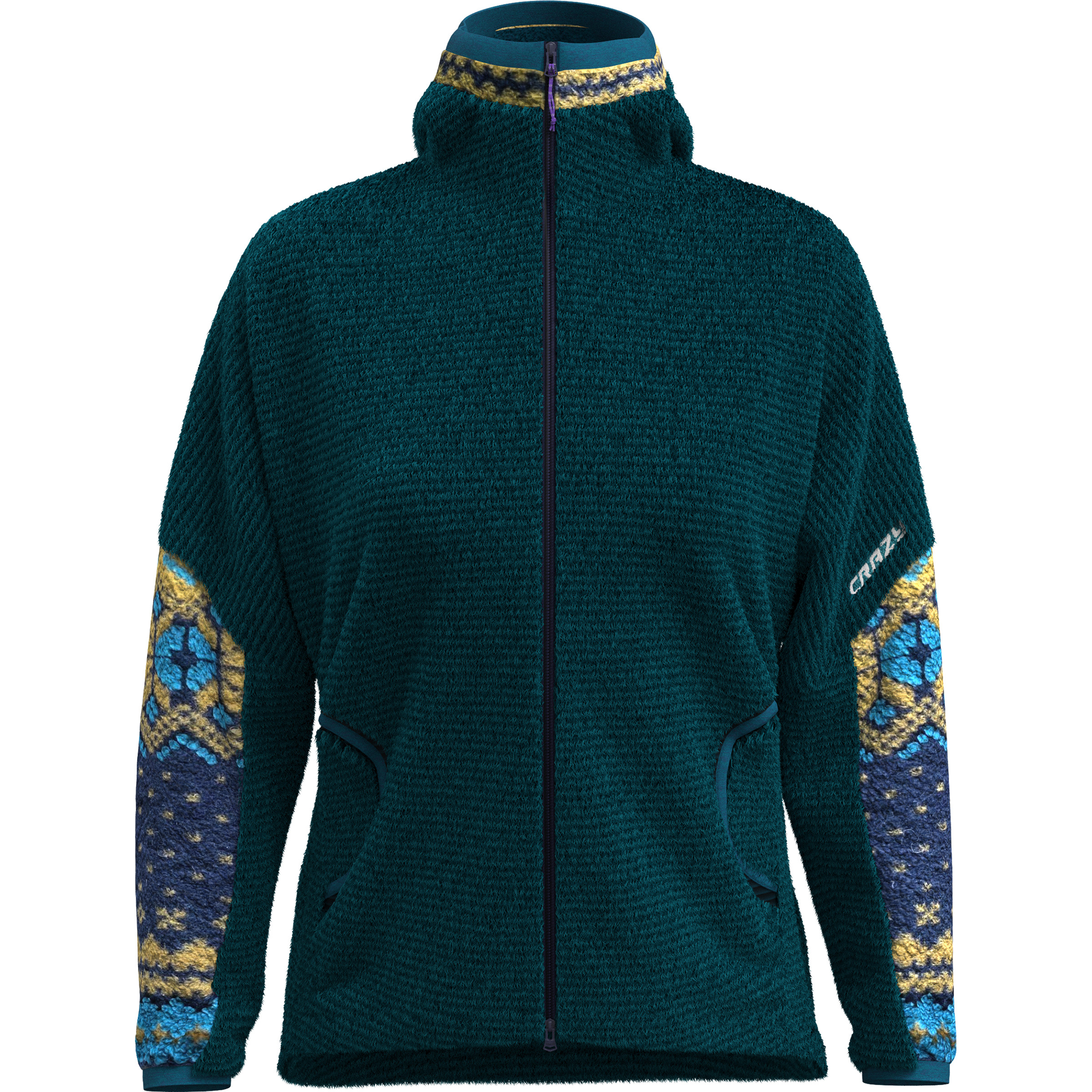 Crazy Aria Damen Freizeitjacke, Parkas blau Größe XS Trekking Schnell trocknend