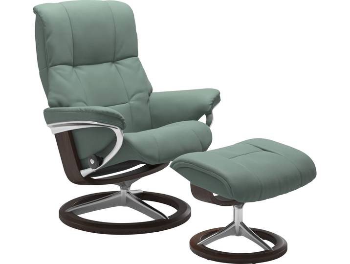 Relaxsessel, Aqua Grün Paloma, 79x102x44 cm, Leder, Mit Signature Base, Klassisch, Stressless