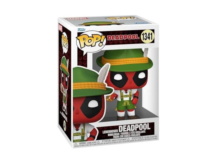 Funko POP! Marvel: Deadpool - Duitse Bierfest Server - Lederhosen - Verzamelbaar Vinyl Figuur - Cadeau Idee - Officiële Merchandise -Marvel Fans - Model Figuur voor Verzamelaars