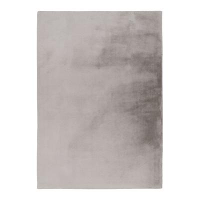 Hochflor-Teppich KAYOOM "Emperor 525", grau (silber), B:200cm H:23mm L:290cm, Polyester, Teppiche, weicher Hochflor, Fell Haptik, Wohnzimmer