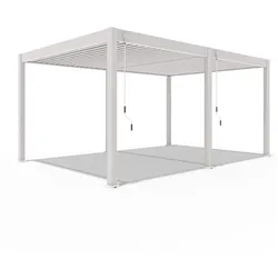 PergoLine Superior Pergola 3,6 m x 5,3 m sand