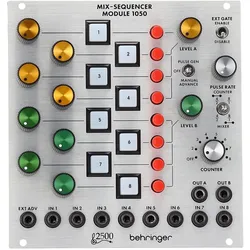 Behringer 1050 Mix-Sequenzer Eurorack-Modul, Synthesizer, Silber