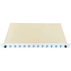 Paschke Spleissbox/Patchpanel 48,30cm (19") 12x LCd OS2 BLAU 442304-12SA, Server Zubehör, Blau
