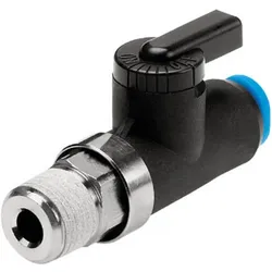Festo, Ventil, Kugelventil 2/2 G1/8′′ / QS-6 1MPa Druckluft, -100kPa... 1MPa