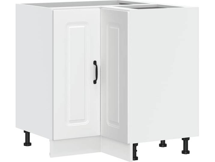 vidaXL Küchen-Eckunterschrank Kalmar Weiß Holzwerkstoff