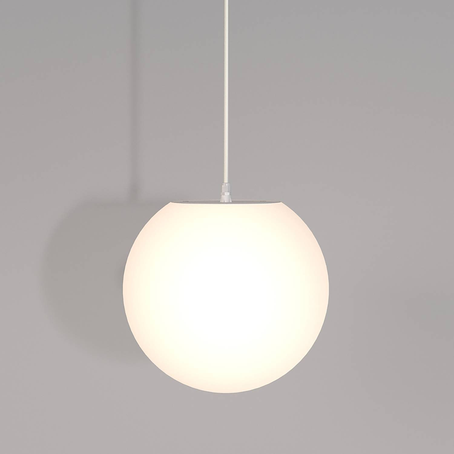 Maytoni Erda plafondlamp wit, IP54, E27, Ø 30 cm