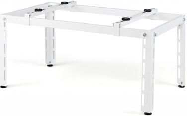 Costway Mini Split Ground Stand Adjustable for 9000-36000 BTU Ductless Air Conditioners Heat Pump-White